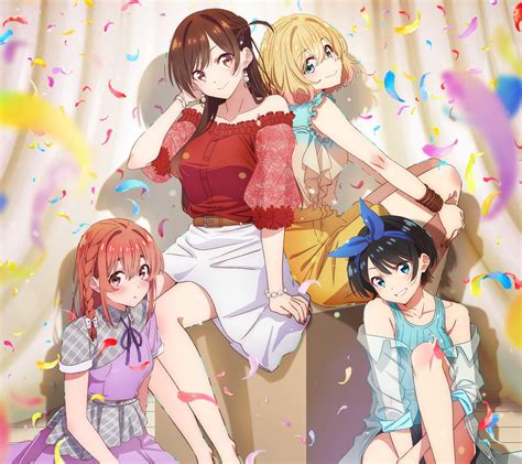 Kanojo Okarishimasu Chizuru Mizuhara Mami Nanami Ruka Sarashina Sumi