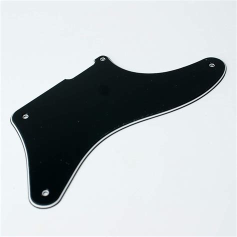 F Custom Guitar Pickguard For Tele La Cabronita Mexican Ply Black