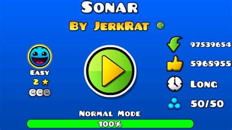 Sonar St Attempted By Jerkrat Geometry Dash Youtube