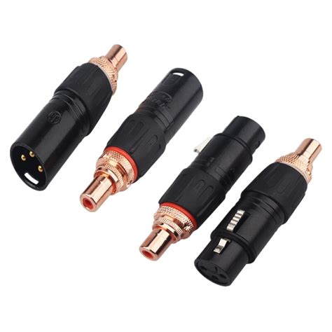 Neutrik Adaptador De Enchufe Hembra Xlr A Rca Conector De Audio Hifi