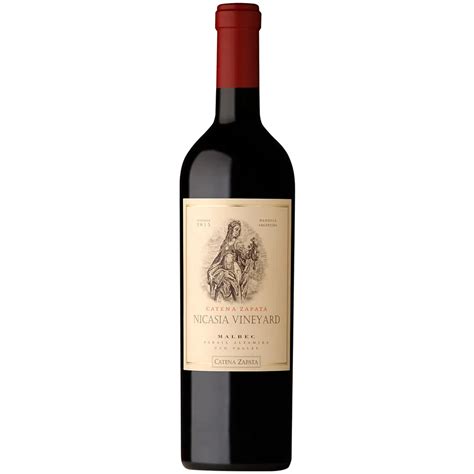 Vino CATENA ZAPATA Nicasia Vineyard Malbec Botella 750ml Licores