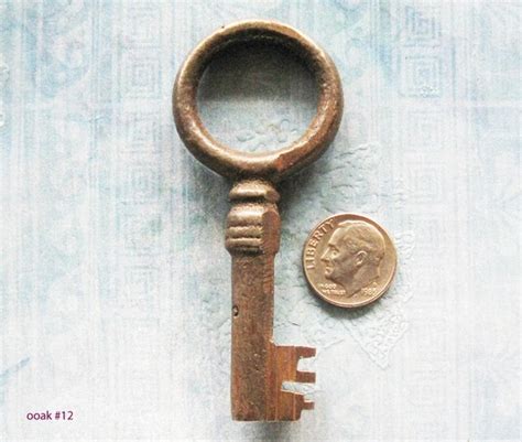 Antique Lock Key Medieval Iron Jail Lock Key By Foundlings On Etsy