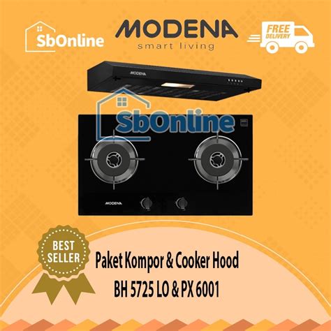 Jual Modena Paket Kompor Dan Cooker Hood Bh Lo Px