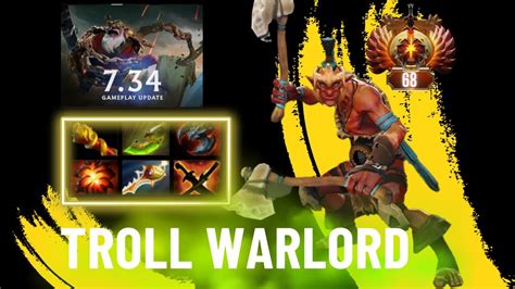 Intense Carry Troll Warlord Insane Team Fight Dota Gameplay