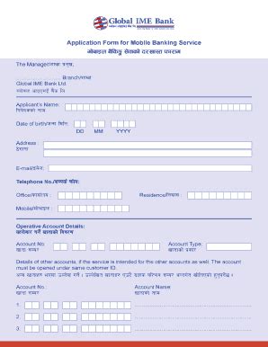 Global Ime Bank Form Fill Up Sample AirSlate SignNow