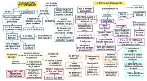 13 La Successione Testamentaria DSA Study Maps