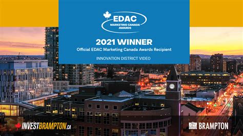 City Of Brampton Wins Marketing Award For Innovation District Video