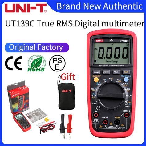 Uni T Ut C Unit Digital Multimeter Auto Range True Rms Meter