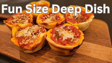 How To Have Chicago Style Deep Dish Pizza In A Cupcake Youtube