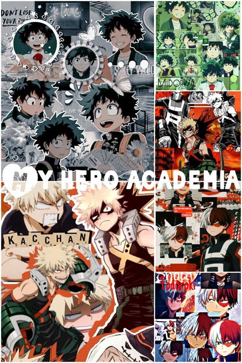 Anime Character Collage - My Hero Academia