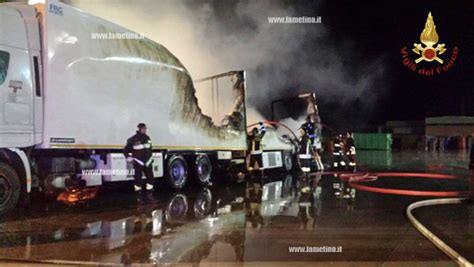 Lamezia In Fiamme Due Camion Nellarea Industriale Il Lametino It