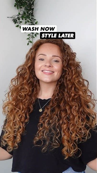 No Time For A Full Curly Hair Routine Try Wash Now Style Later ⏩