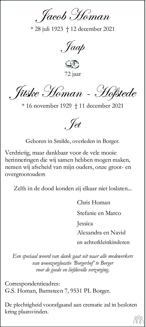 Jacob Jaap En Jitske Jet Homan Hofstede