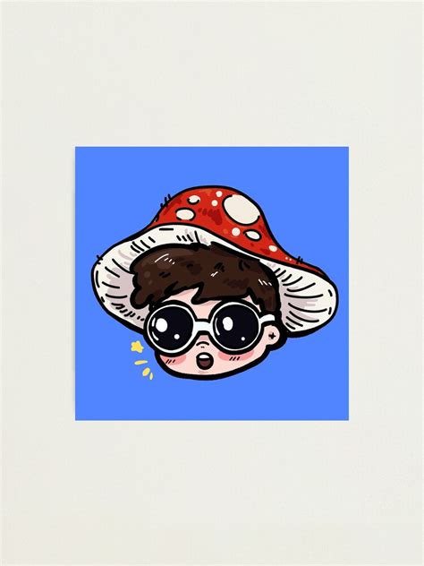 Georgenotfound Sticker Mushroom George Gogy Photographic Print