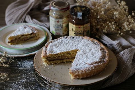 Crostata Con Crema Alla Nocciola Bianca E Nera Ricetta Senza Glutine