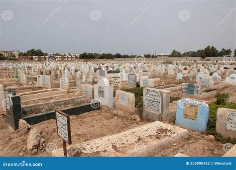 Muslim Graveyard in Morocco Editorial Photography - Image of cemetery ...