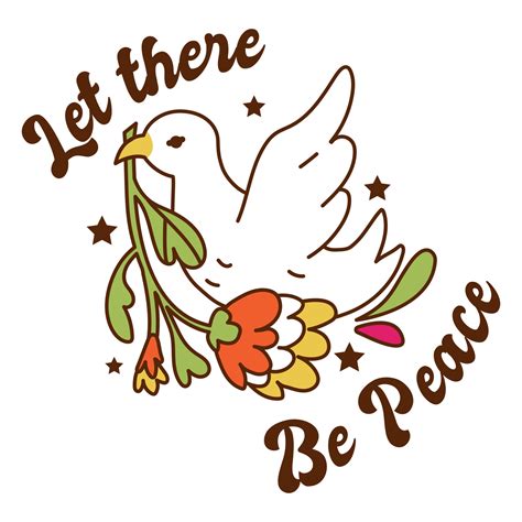 Let There Be Peace Color Stroke 21635029 Vector Art At Vecteezy