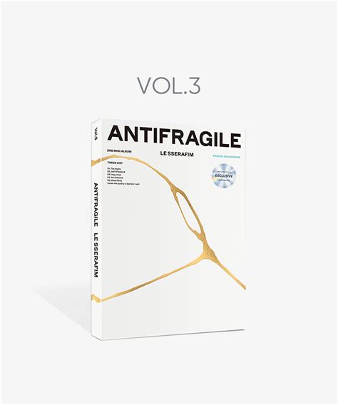 LE SSERAFIM ANTIFRAGILE FROZEN AQUAMARINE Weverse Exclusive