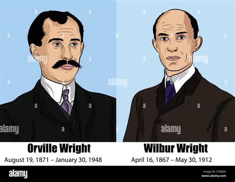 Wright brothers vector Stock Vector Images - Alamy