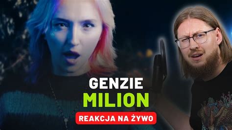 GENZIE MILION REAKCJA NA ŻYWO YouTube