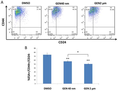 Genistein Induced Differentiation Of Breast Cancer Stem Progenitor