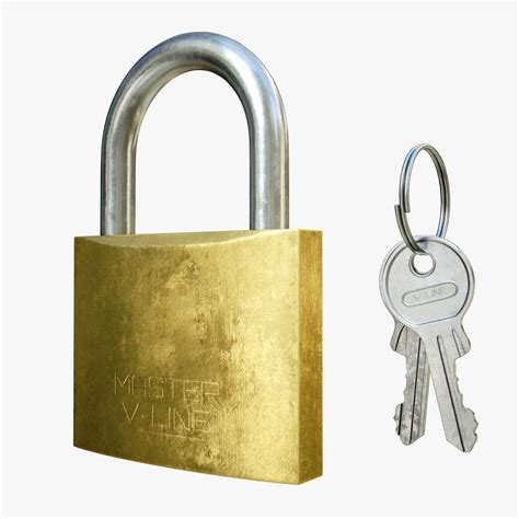 Padlock Free 3D Model Obj Mb Fbx Free3D