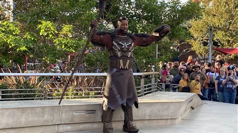 Video - M'Baku Debuts at Avengers Campus in Celebration of "Black ...