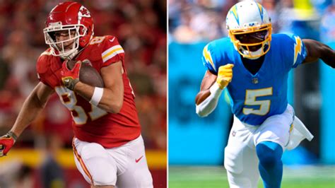 Best Chargers Chiefs Prop Bets Week 7 Travis Kelce Josh Palmer Among