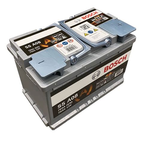 Bosch S5 A08 Autobatterie AGM Start Stop 12V 70Ah 760A