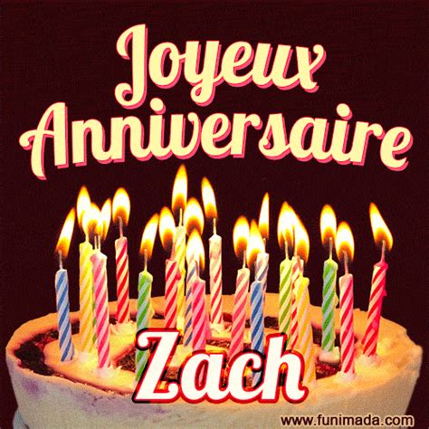 Happy Birthday Zach GIFs - Download on Funimada.com