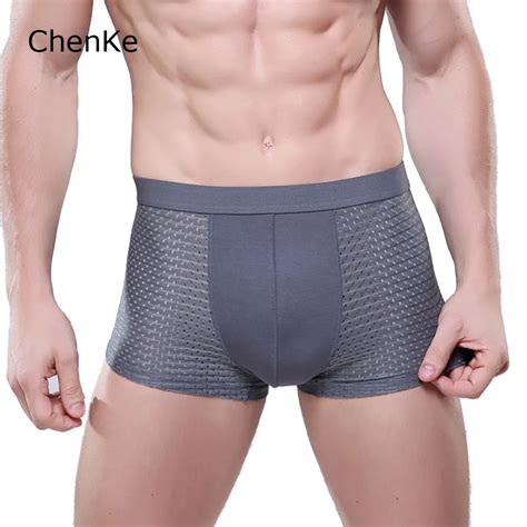 Chenke365 Boxer Men Mesh Breathable Cool Feeling Mens Boxers Shorts