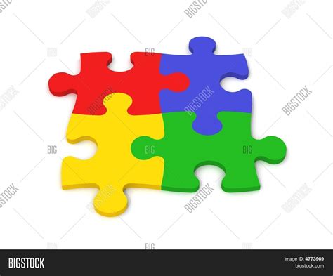 Colorful Puzzle Pieces Image & Photo (Free Trial) | Bigstock