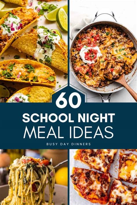 60 Easy Back To School Dinner Ideas Busy Day Dinners