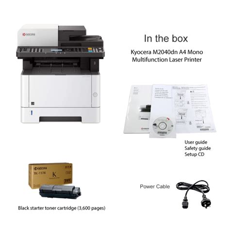 Kyocera M Dn Mono Multifunction Laser Printer Printzone Nz