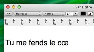 Les Caract Res Sp Ciaux Sur Mac Os X