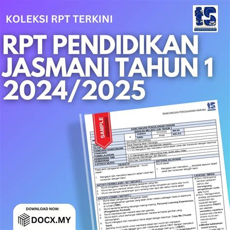 RPT PENDIDIKAN JASMANI TAHUN 1 2024 2025 DOCX MY