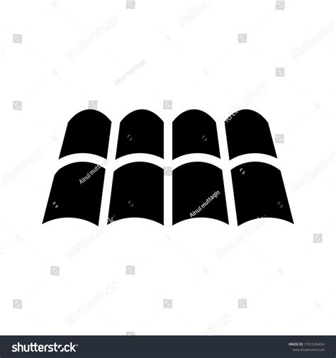 Roof House Icon On White Background Stock Vector (Royalty Free ...