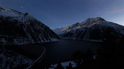 Schlegeis Stausee Zillertaler Alpen Blick nach Süden Foto Webcam eu