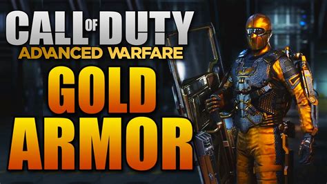 Advanced Warfare GOLD ARMOR Elite Gear Showcase Call Of Duty AW