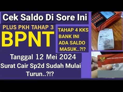 Hasil Cek Saldo Sore Ini Pkh Tahap Bpnta Tahap Minggu Gak Nyangka