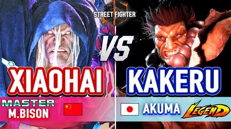 Sf Xiaohai M Bison Vs Kakeru Akuma Street Fighter High Level