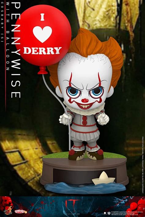 Hot Toys It Chapter Two Cosbaby Mini Figure Pennywise With Balloon Cm Kapow Comics