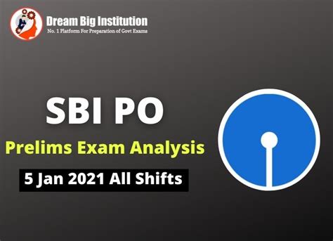 Sbi Po Prelims Exam Analysis 5 January 2021 All Shifts