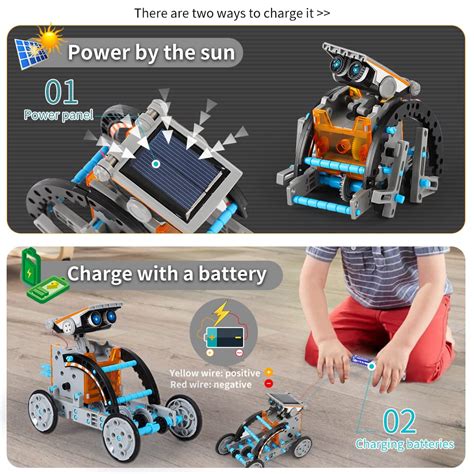 Buy Solar Robot Kit 12 In 1 Stem Robot Science Kit Toys For Kids Aged