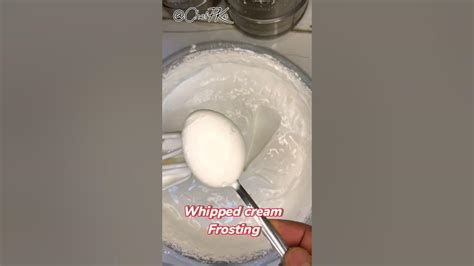 How To Make Whipping Cream And Whipping Cream Frosting Youtube