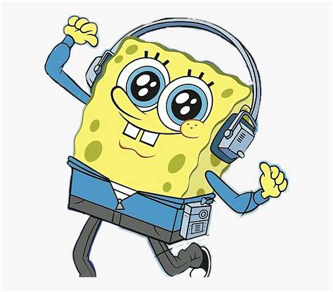 Spongebob Headphones , Free Transparent Clipart - ClipartKey