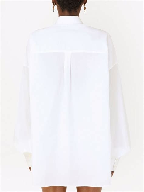 Dolce Gabbana Broderie Anglaise Cotton Shirt Farfetch