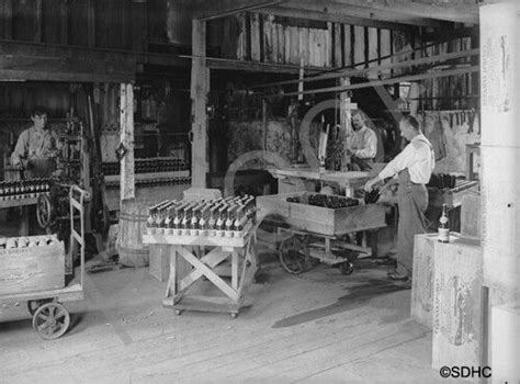 Interior Of Buckman Springs Bottling Plant In Operation San Augustine