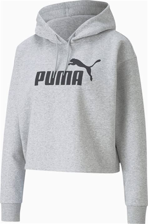 Puma Essentials Cropped Logo Womens Hoodie • Pris