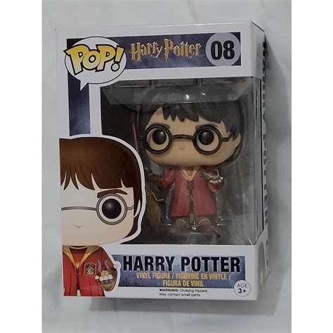 Funko Pop Harry Potter 08 C Pomo De Ouro Vassoura Quadribo Shopee Brasil